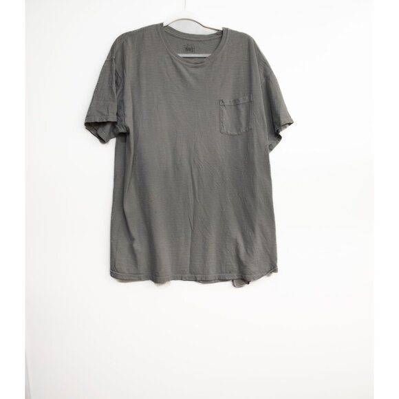 Hanes Mens Gray Pocket T-Shirt Size XL 100% Cotton - Picture 1 of 8